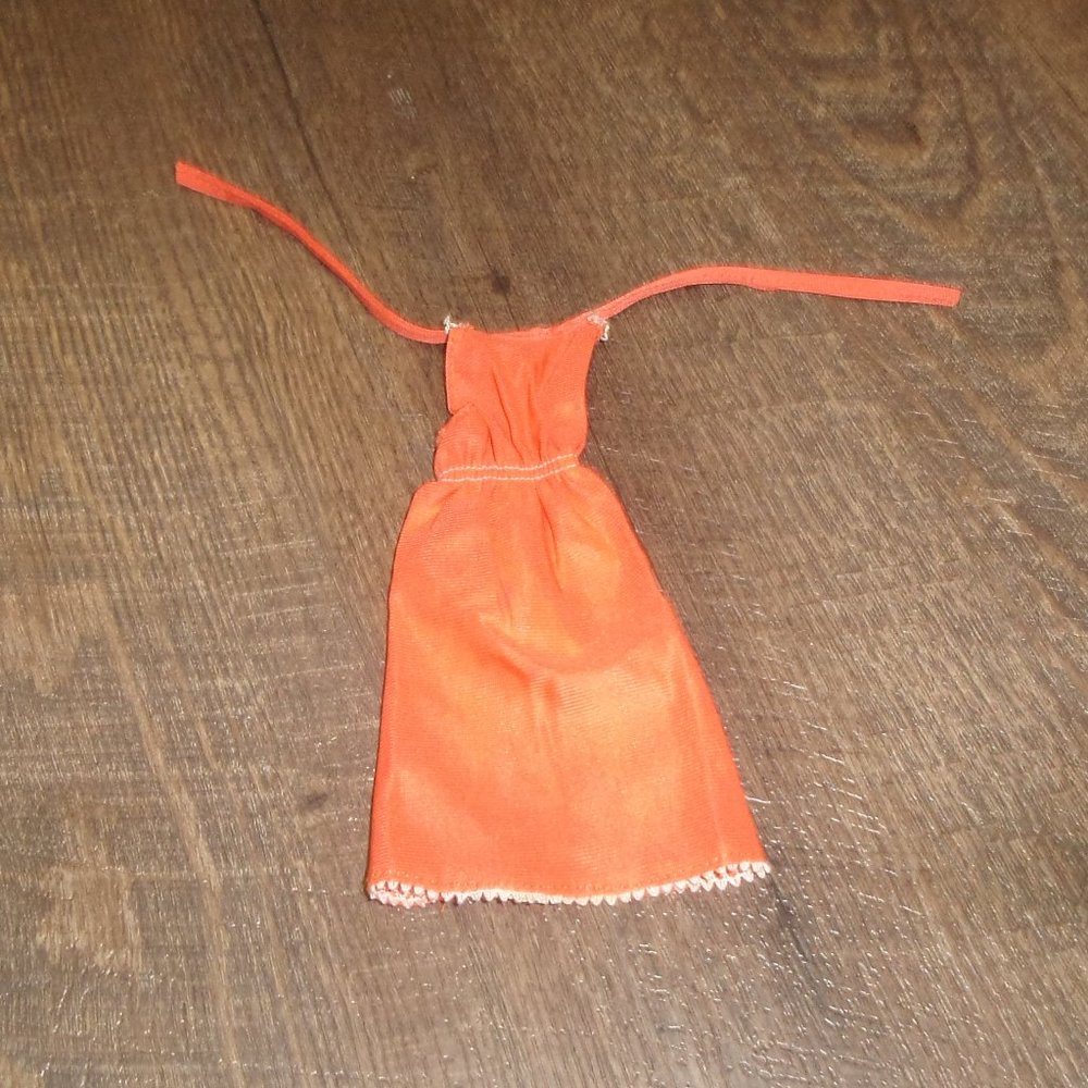 Barbie doll clothes Best Buy peach tricot halter dress 2774